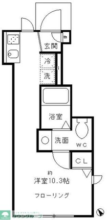 アドウビ学芸大学の物件間取画像